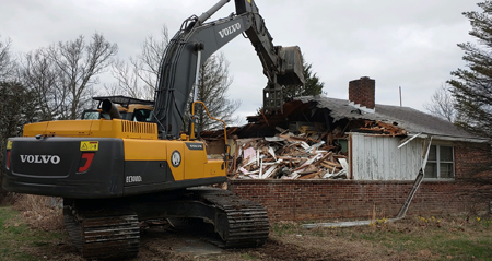 House in Fisherville demolished