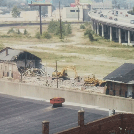 Warehouse demolished